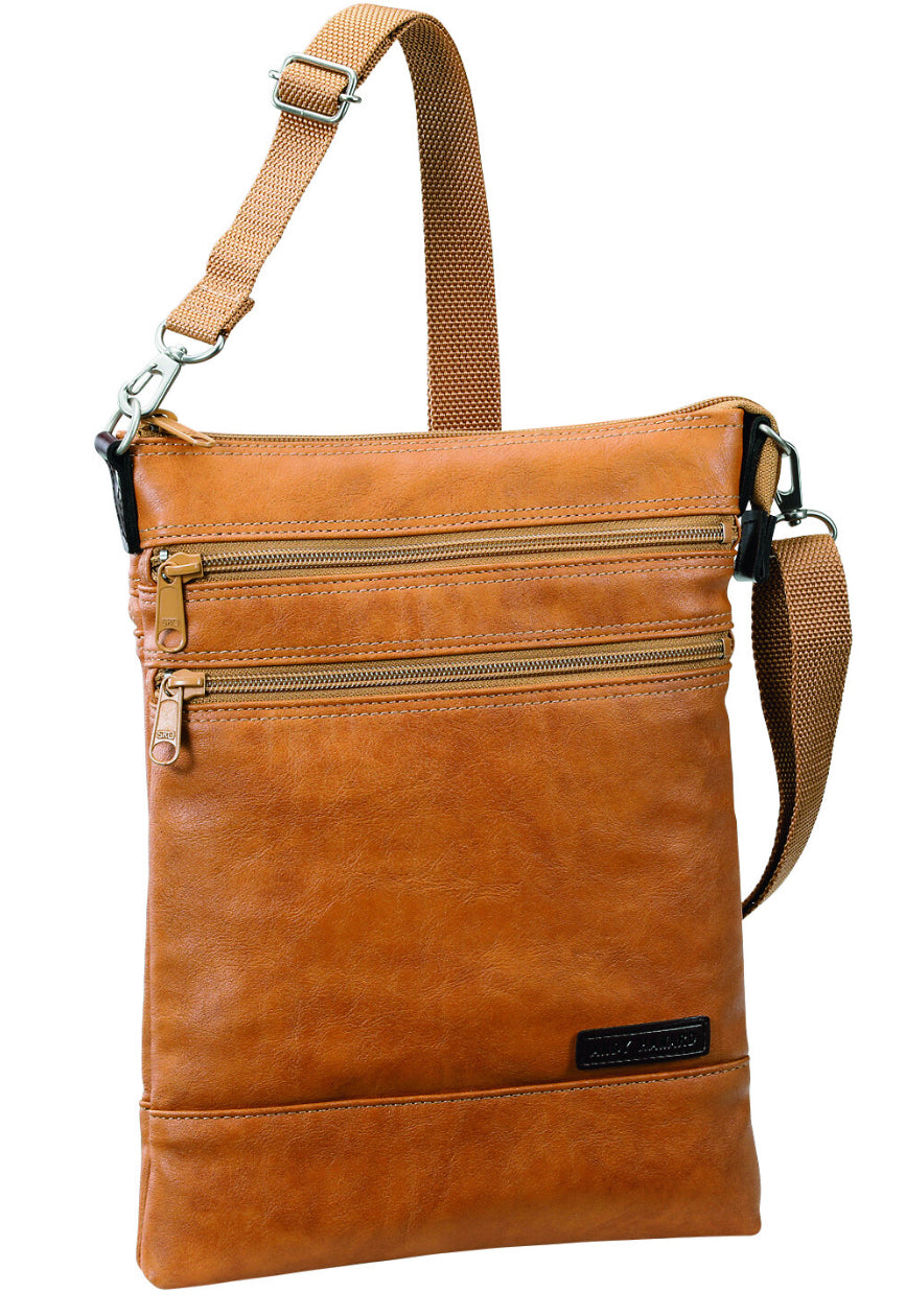 [Made in Japan (Toyooka)] Thin-gusset shoulder bag (large)