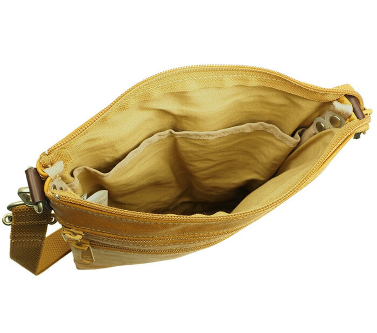 [Made in Japan (Toyooka)] Thin-gusset shoulder bag (large)