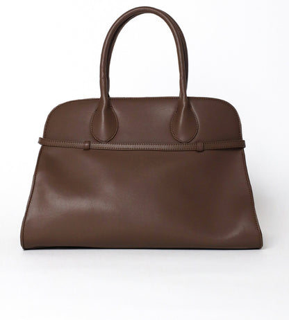 [Cowhide] Belted handbag